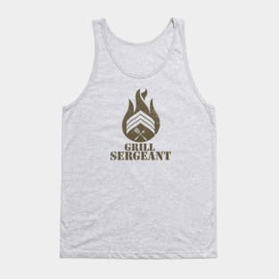 GRILL SERGEANT (BROWN) Tank Top